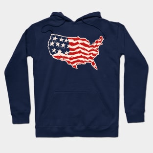 America flag Vintage Hoodie